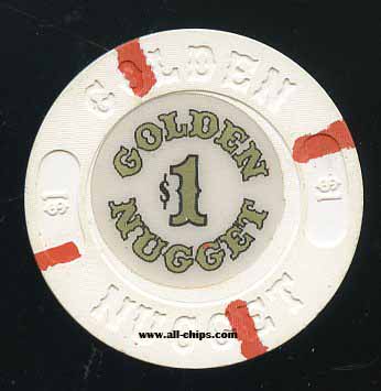 GOL-1 $1 Golden Nugget 1st issue Rare UNC