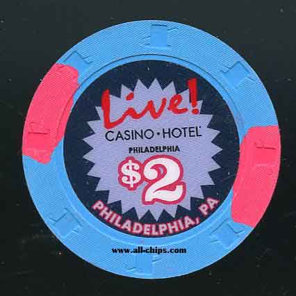 $2 Live Casino Poker Room Philadelphia, PA.