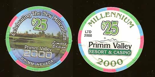 $25 Primm Valley Millennium