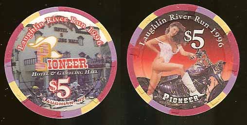 $5 Pioneer Hotel Laughlin River Run 1996