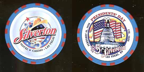 $5 Silverton Presidents day 1998