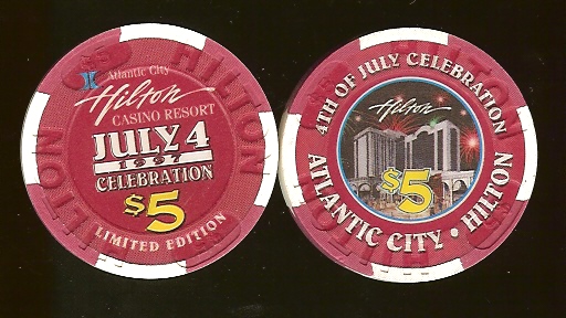HAC-5b $5 Hilton 4th of July 1997
