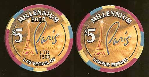 $5 Paris Millennium 2000 **