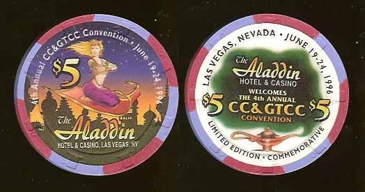 $5 Aladdin 4th Annual CC & GTCC Convention 1996