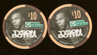 $10 MGM Grand Tyson Botha Boxing