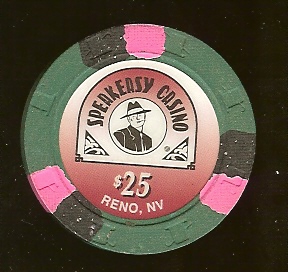 $25 Speakeasy Casino 1st issue 1999