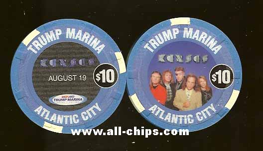 MAR-10v $10 Trump Marina Kansas Chip 