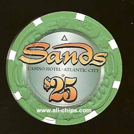 SAN-25b $25 Sands 3rd issue Obsolete Atlantic City  