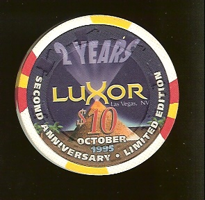 $10 Luxor 2 Years 2nd Anniversary