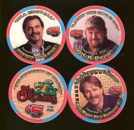 $5 Orleans The Rednecks of Comedy 3 chip set