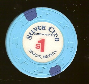 $1 Silver Club Sparks 1989