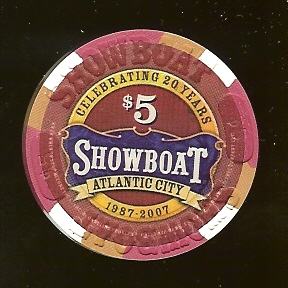 SHO-5k $5 Showboat 20th Anniversary