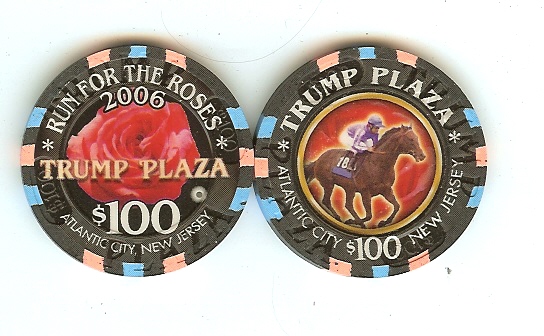 TPP-100h $100 Trump Plaza Derby 2006