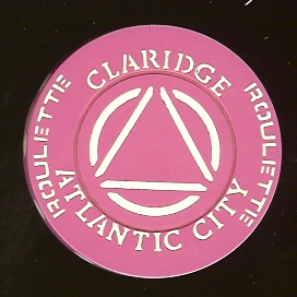 Claridge Pink Geometric Triangle