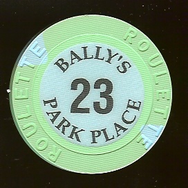 Ballys 4 Park Place Green Table 23