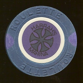 Harrahs 2 Blue Pinwheel