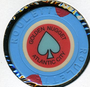 Golden Nugget Lt Blue Spade