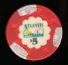$5 Atlantis (Red) Casino St Maarten