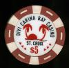 $5 Divi Carina Bay Casino St. Croix
