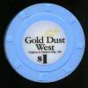$1 Gold Dust West Carson City