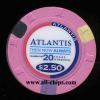 $2.50 Atlantis 20th Anniversary Paradise Island Bahamas 