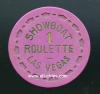 Showboat Roulette table 1 1966 Purple