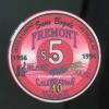$5 Fremont Celebrating 40 Years 1956-1996