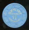 $1 Skyline Casino 2nd issue 1976 Darker Blue