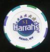 $1 Harrahs 11th issue Reno
