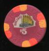 $5 Holiday Casino 7th issue 1980s Las Vegas