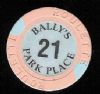 Ballys 4 Park Place Peach Table 21