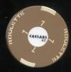 Caesars AC 3rd issue Roulette Brown Table 7