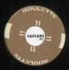 Caesars AC 3rd issue Roulette Brown Table 11