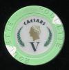 Caesars AC 2nd issue Green Table V