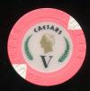 Caesars AC 2nd issue Pink Table V