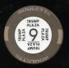Trump Plaza 2nd issue Roulette Brown Table 9