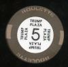 Trump Plaza 2nd issue Roulette Brown Table 5