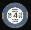 Trump Plaza 2nd issue Roulette Blue Table 4