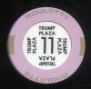 Trump Plaza 2nd issue Roulette Lavender Table 11