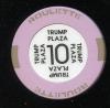 Trump Plaza 2nd issue Roulette Lavender Table 10