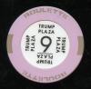 Trump Plaza 2nd issue Roulette Lavender Table 9