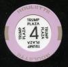 Trump Plaza 2nd issue Roulette Lavender Table 4