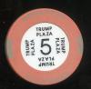 Trump Plaza 2nd issue Roulette Orange Table 5