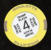 Trump Plaza 2nd issue Roulette Yellow Table 4