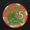 $5 Mandalay Bay Year of the Snake 2001