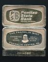 Pontiac State BankFranklin Mint 1000 Grains = 2+ Troy Ounces Sterling Silver