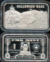 1OZ Halloween Wars 2023 CMG Mint .999 Fine Silver Proof