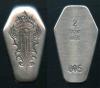 2 oz Silver Coffin Newest logo Reckless metals .999 fine Silver