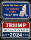 1 OZ Trump 2024 Pack Your Bags Joe, I'm coming Home. .999 Fine Silver bar