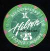 HAC-25 $25 Atlantic City Hilton Obsolete 